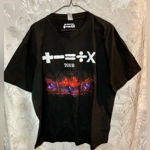 Ed Sheeran Black 2023 Mathematics Tour T-Shirt